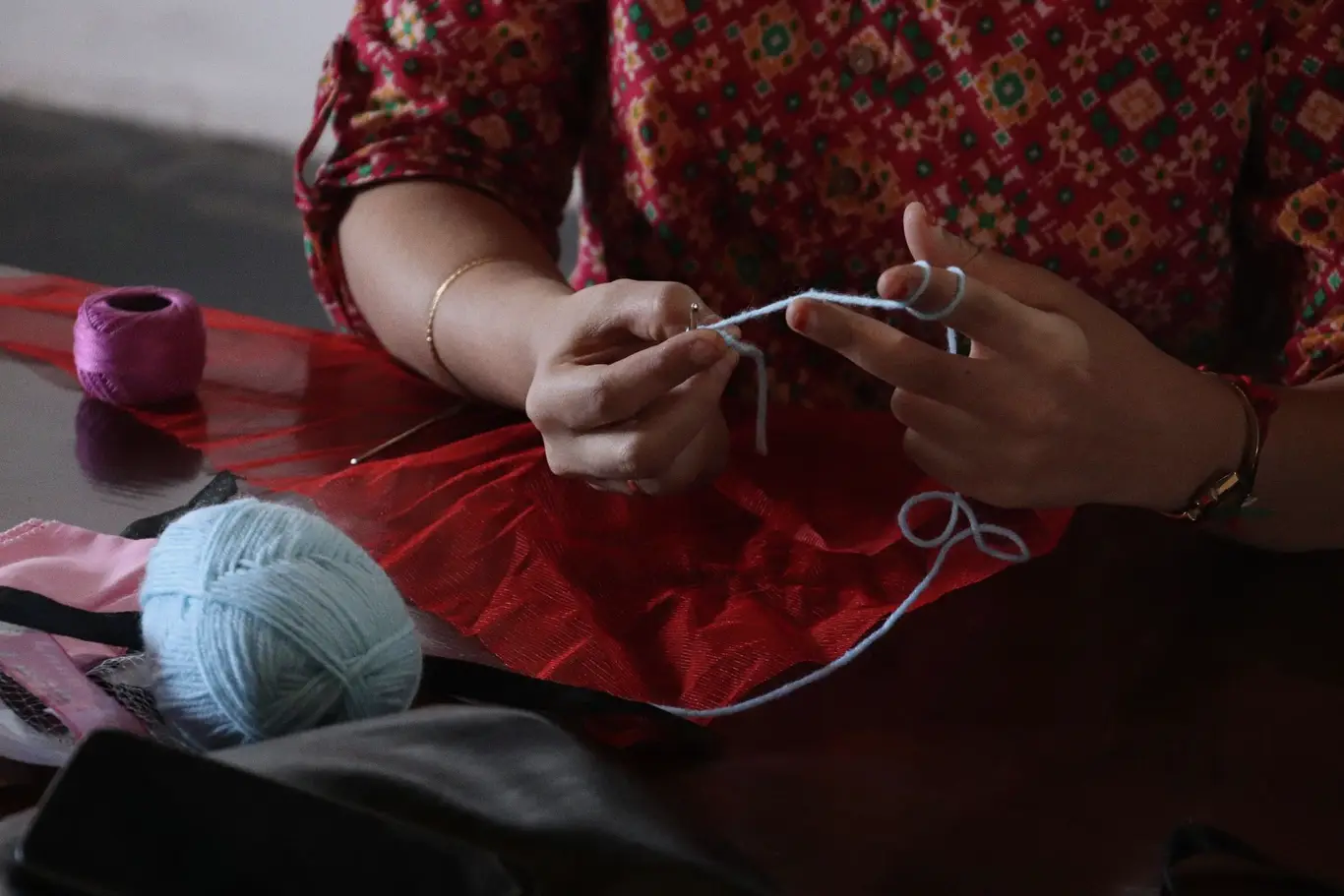 Bobbin & needle lace